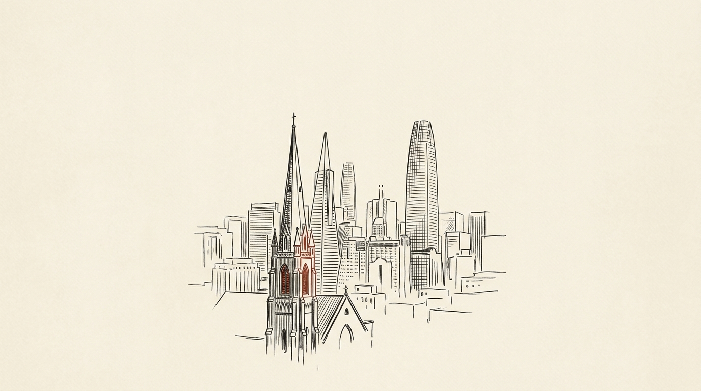 Illustration of the San Francisco skyline