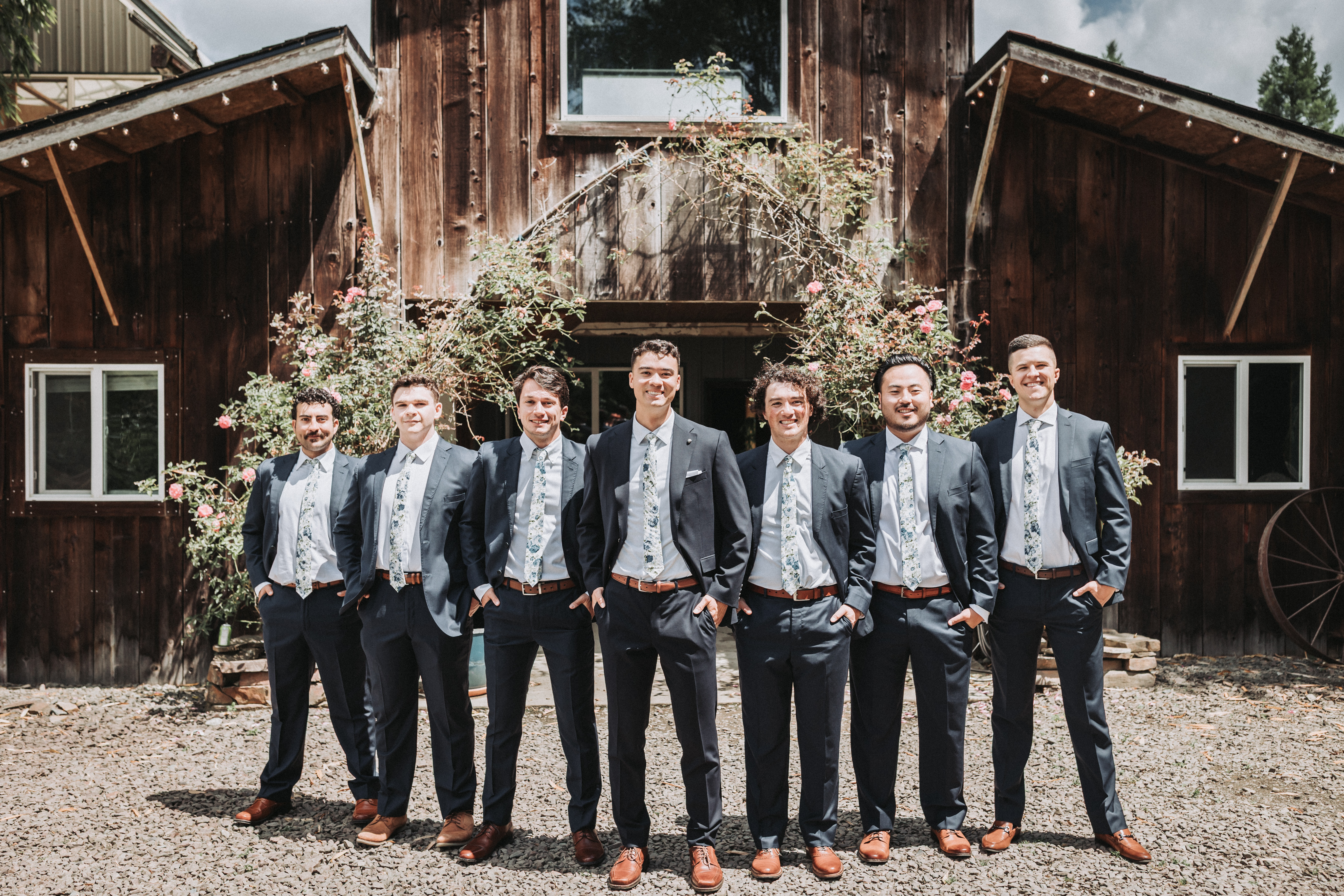 Groom's portrait before the ceremony