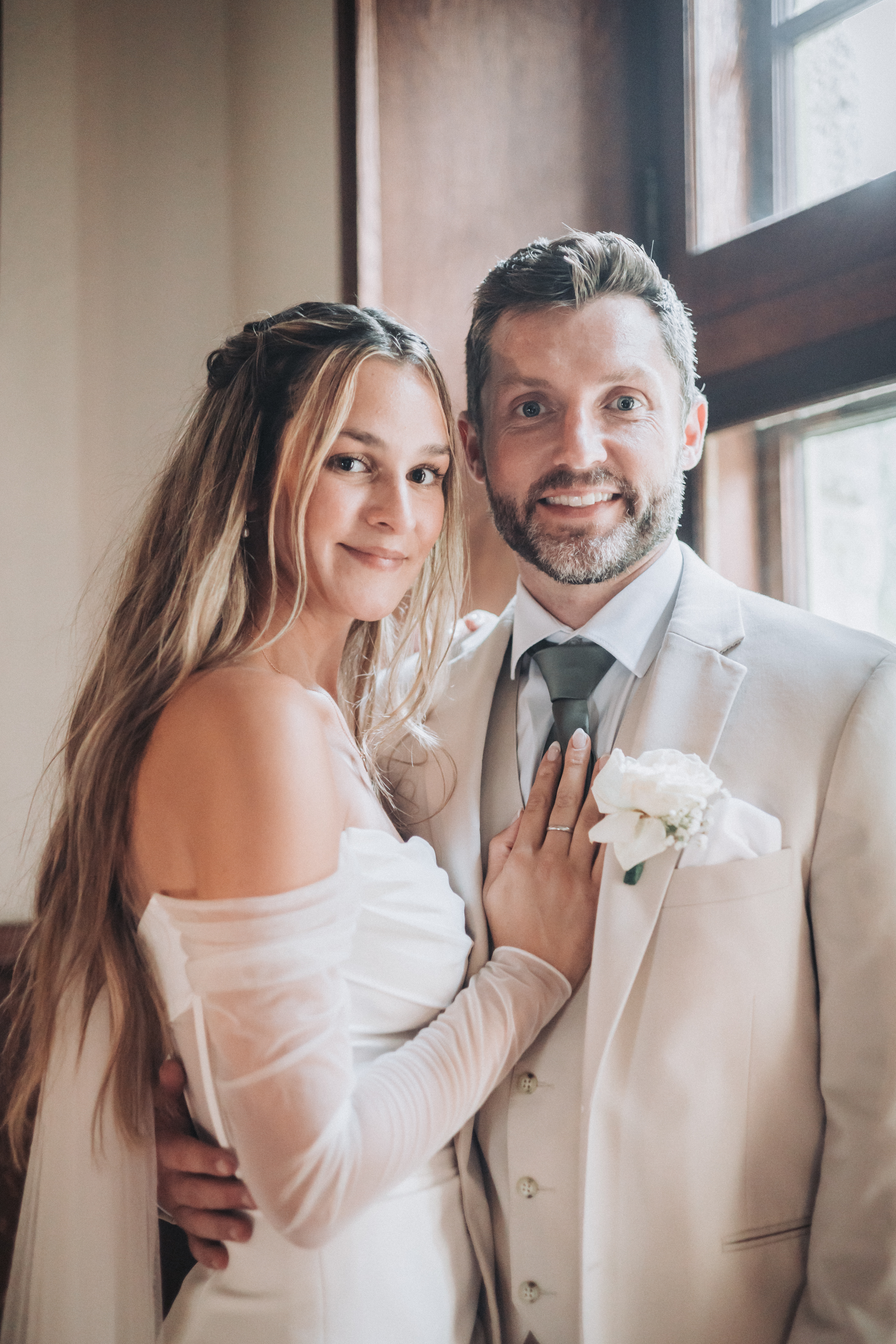 The embrace at Green Door Gourmet — Nashville, Tennessee wedding photography