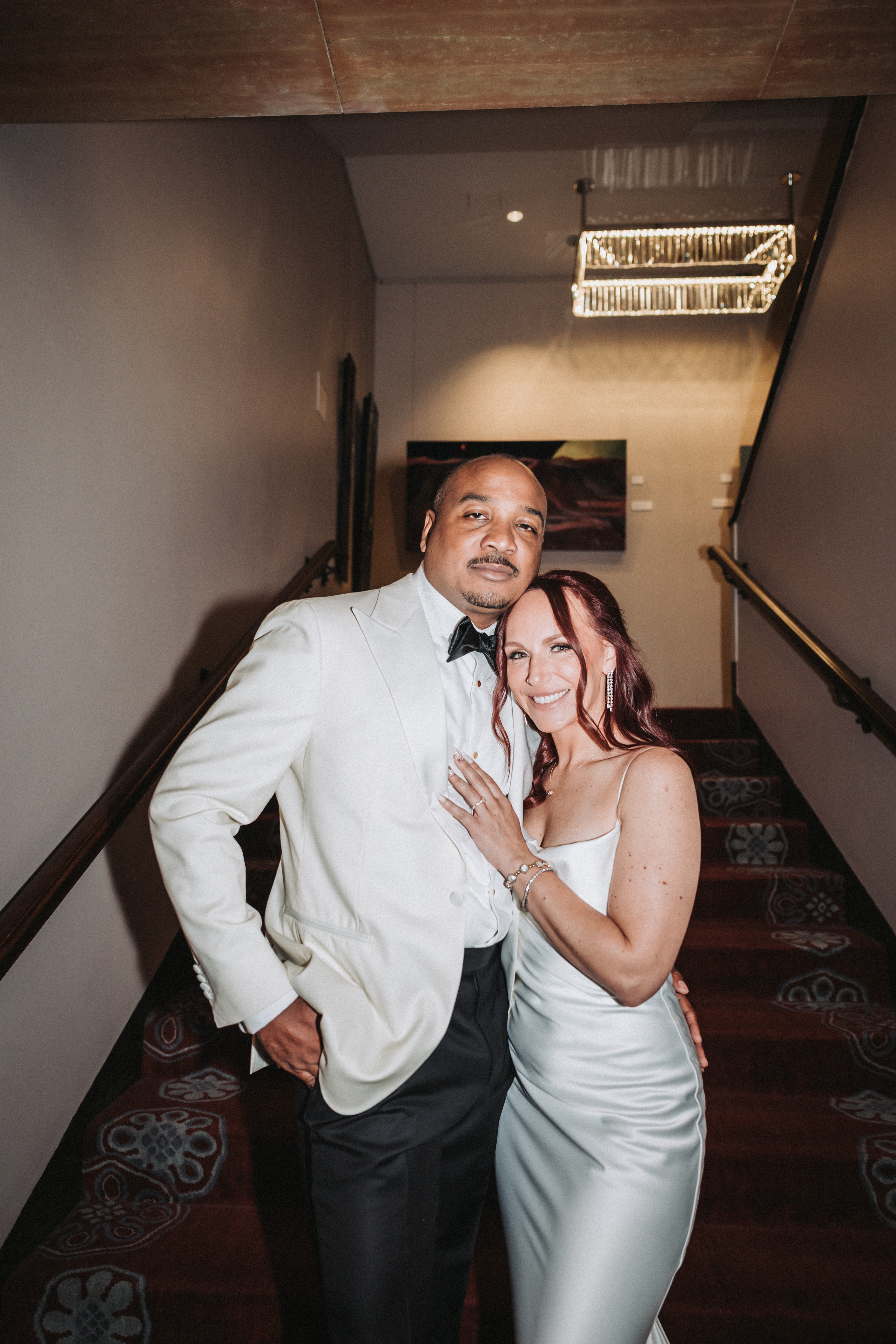 Portrait, golden hour at Volunteer Park Conservatory — Seattle, Washington wedding photography
