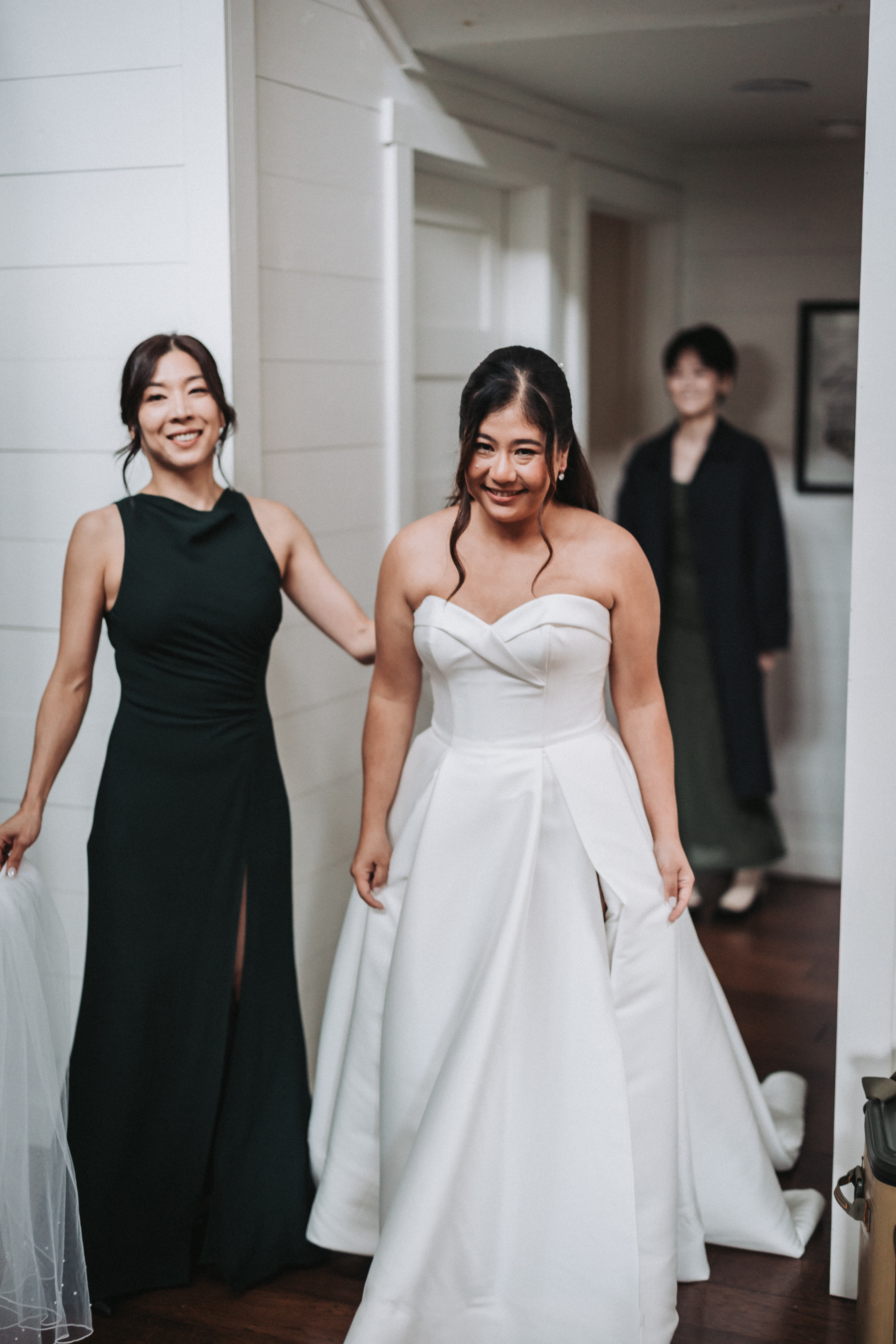 Night, under the lights at The Estate — Atlanta, Georgia wedding photography
