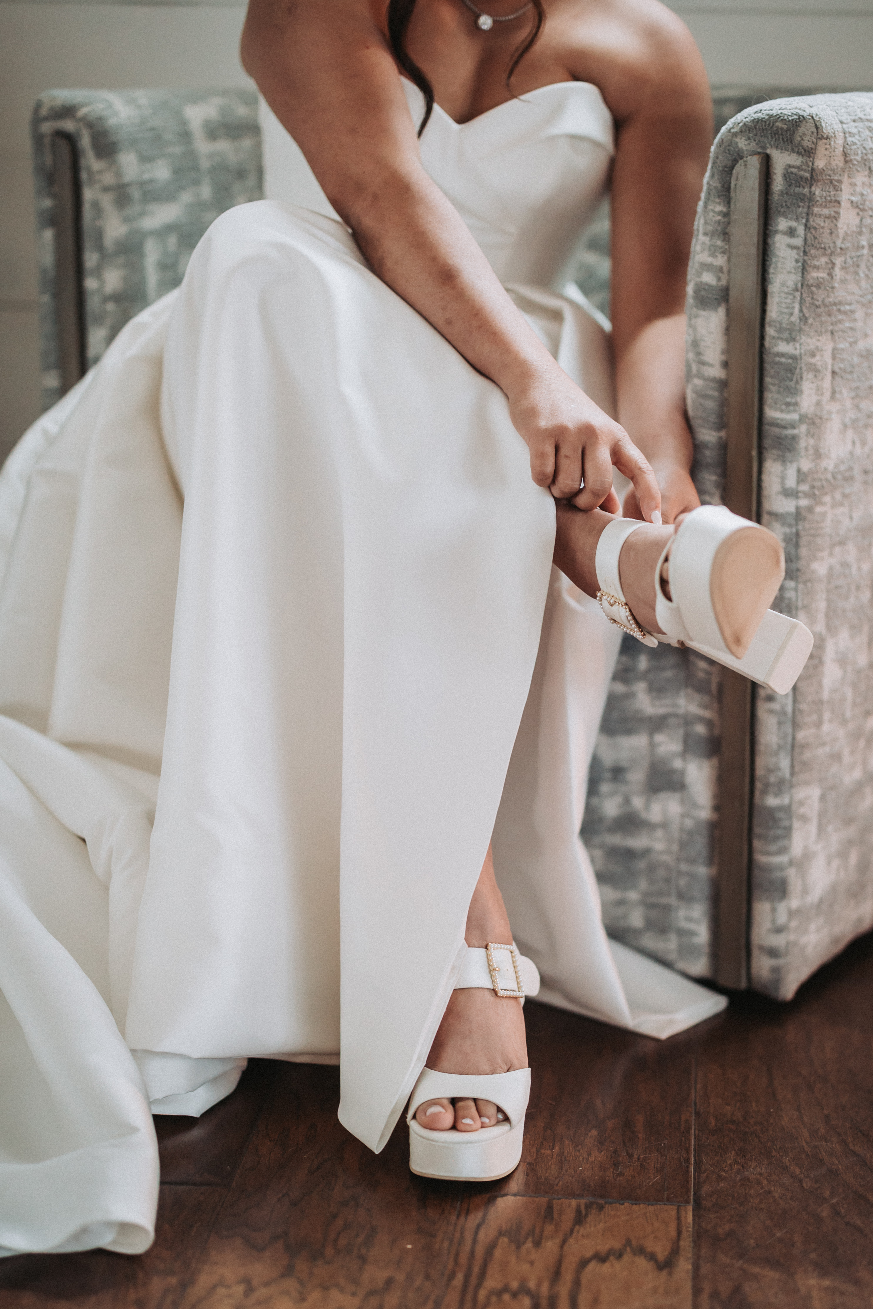 Portrait, golden hour at Trolley Barn — Atlanta, Georgia wedding photography