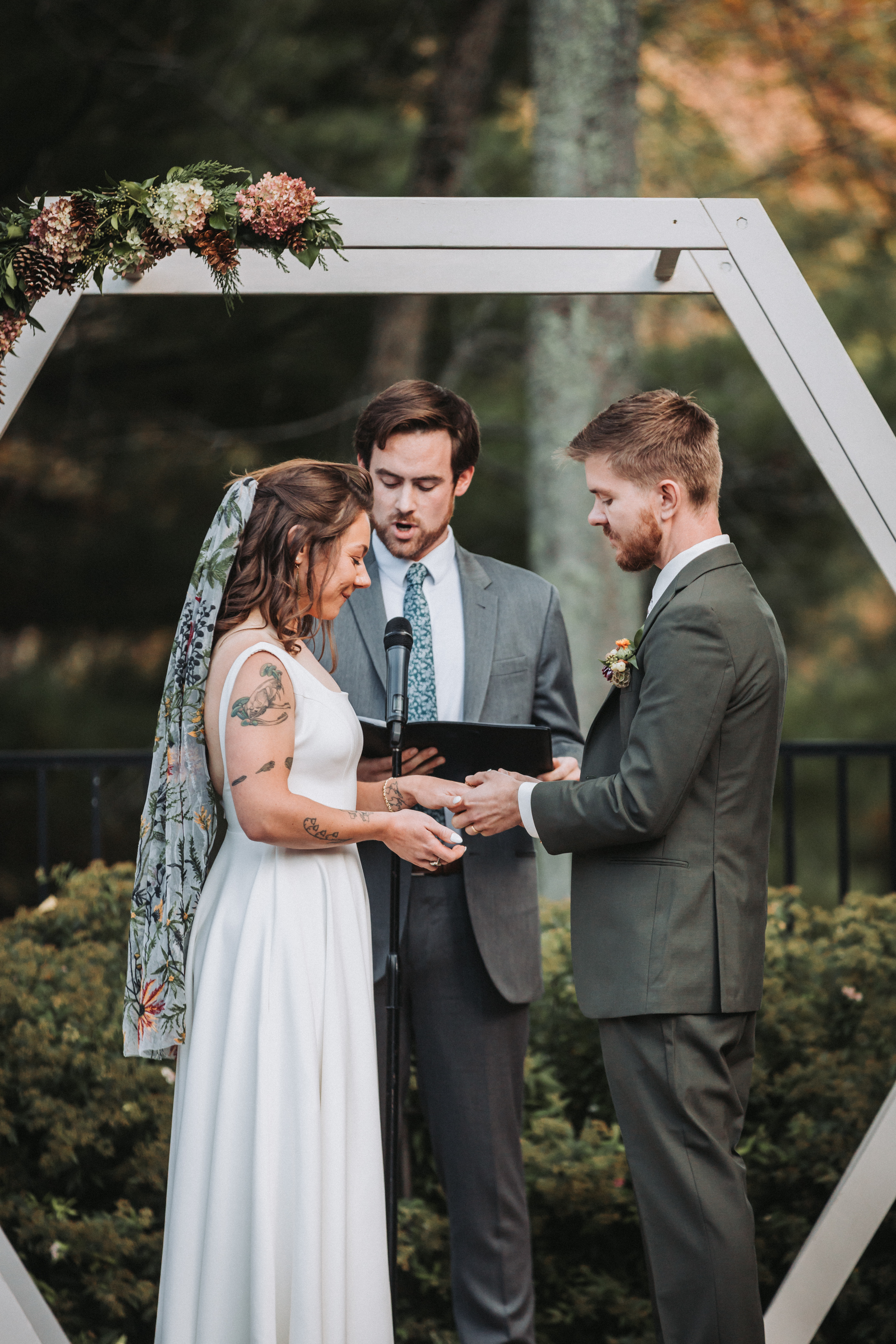 Night, under the lights at Fairmont Copley Plaza — Boston, Massachusetts wedding photography