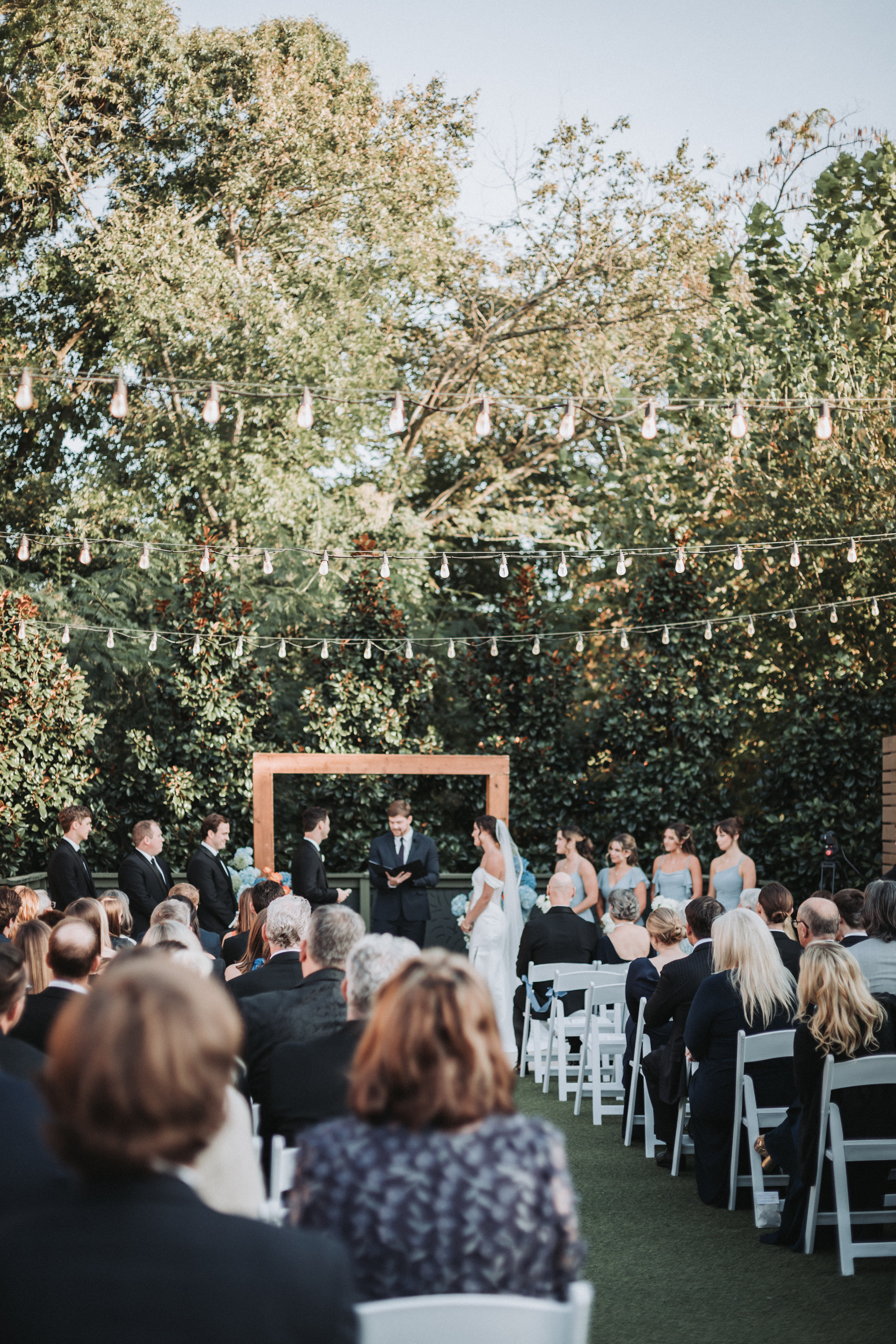 Candid, reception at Foundation for the Carolinas — Charlotte, North Carolina wedding photography