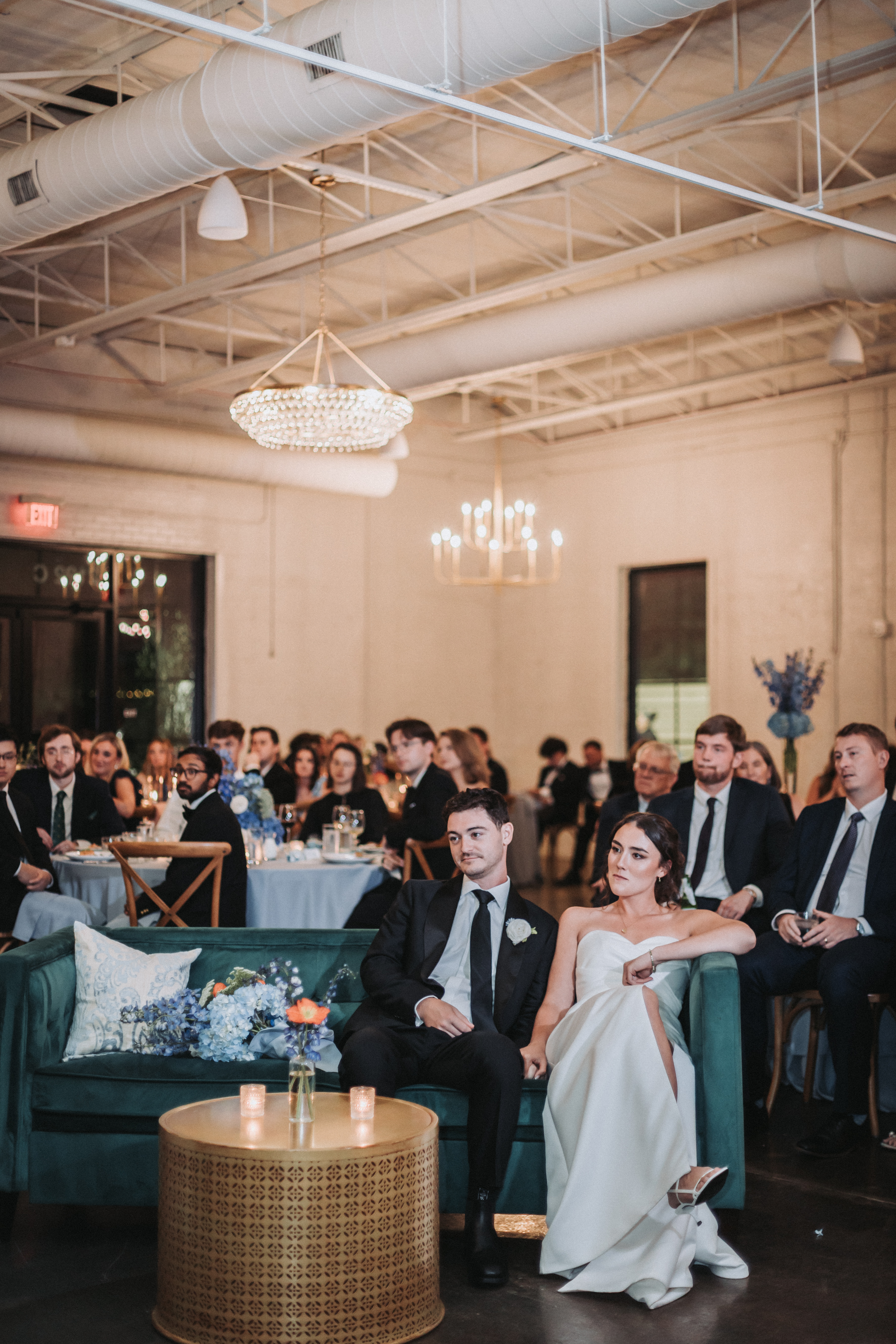 The kiss at Selwyn Avenue Presbyterian — Charlotte, North Carolina wedding photography