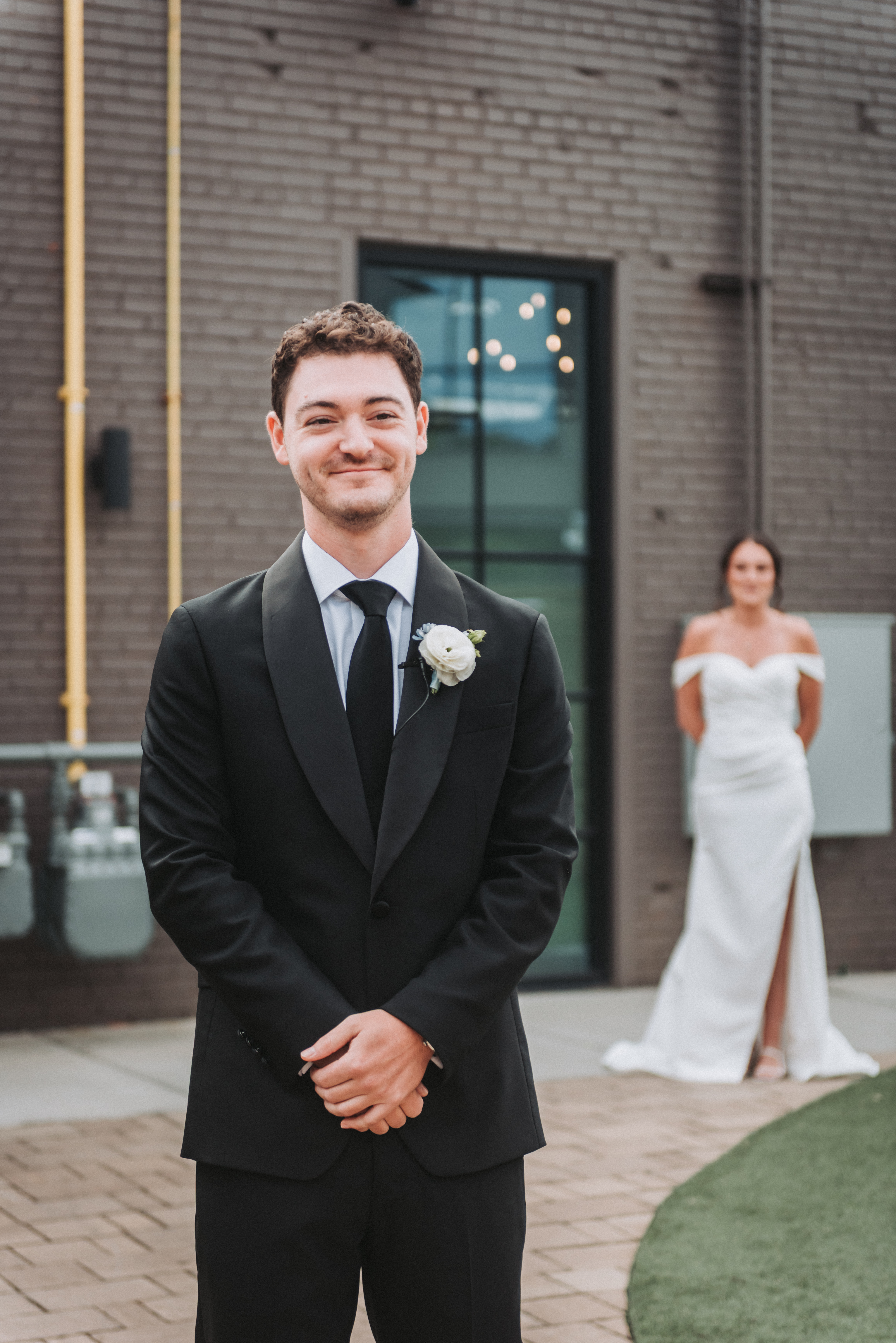 The embrace at Foundation for the Carolinas — Charlotte, North Carolina wedding photography