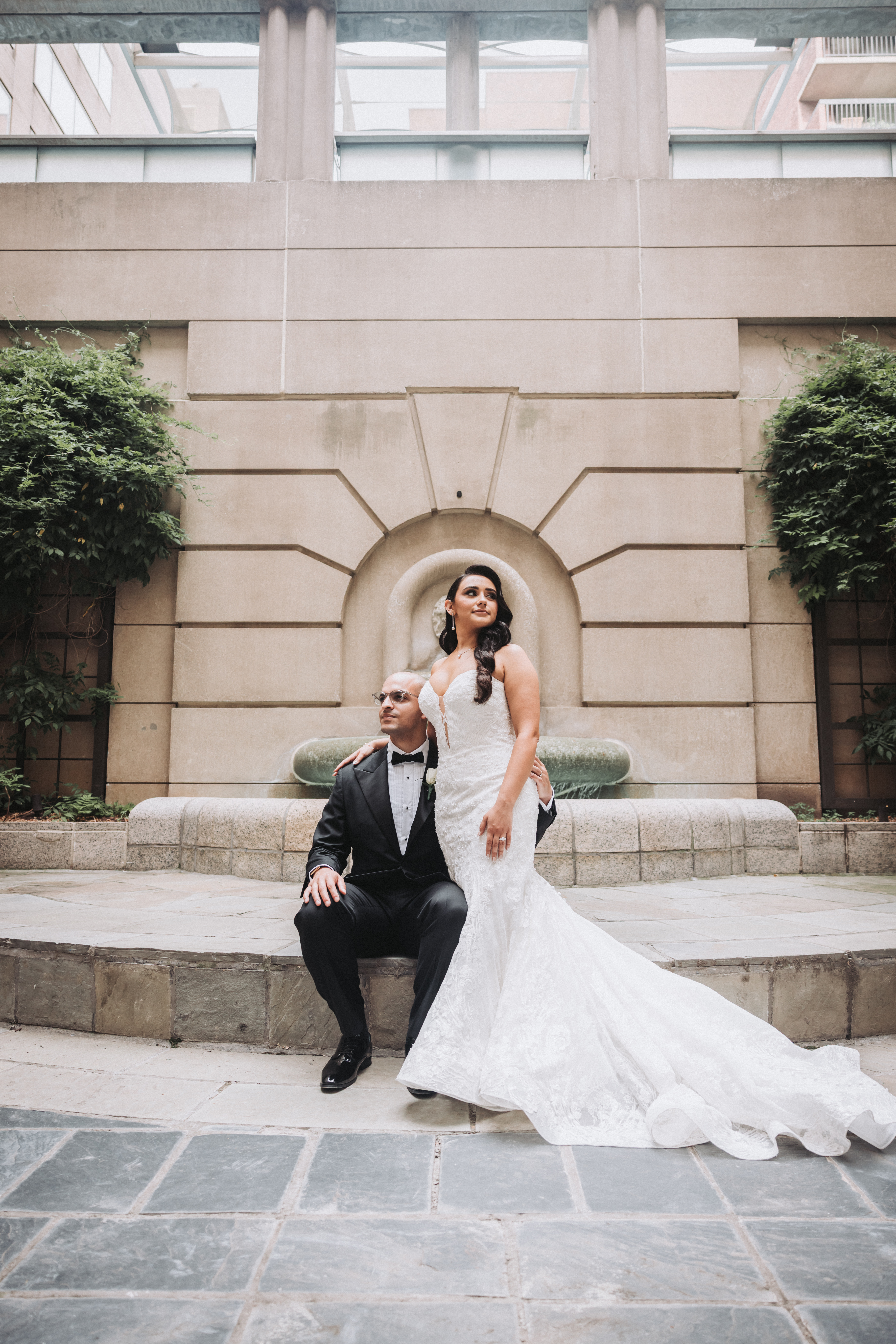 The kiss at The Room on Main — Dallas, Texas wedding photography