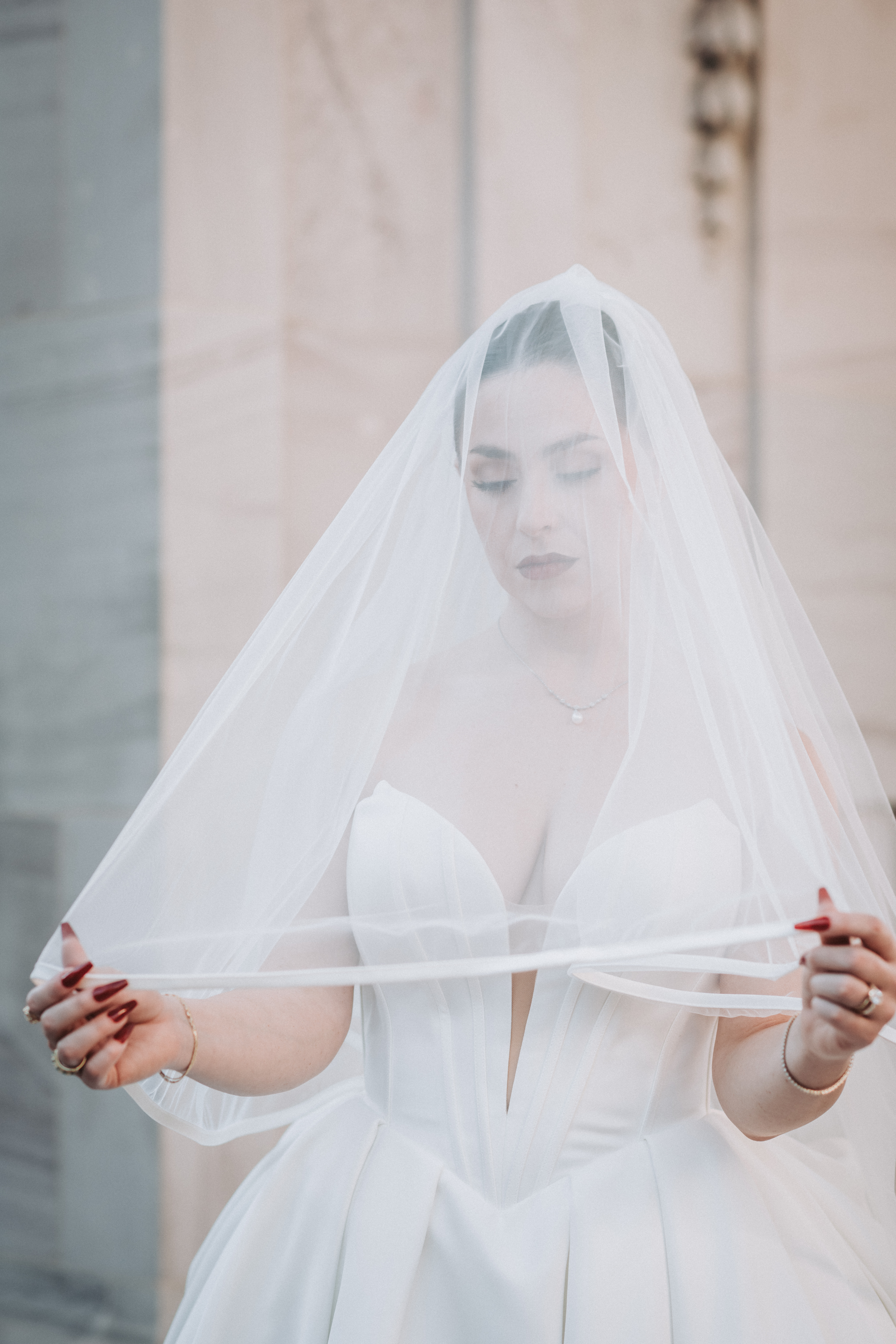 The embrace at Space Gallery — Denver, Colorado wedding photography