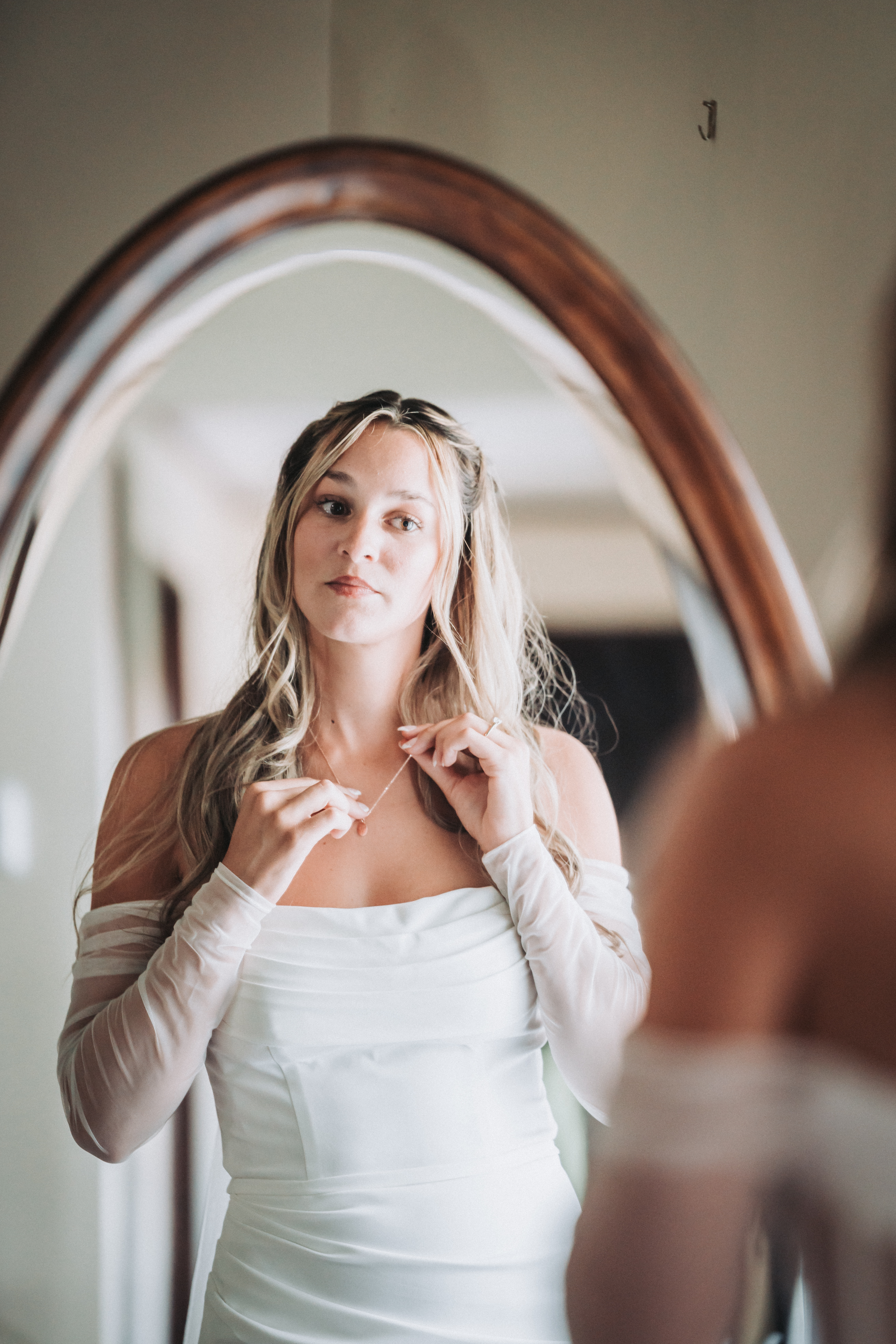 Night, under the lights at Cheekwood Estate — Nashville, Tennessee wedding photography