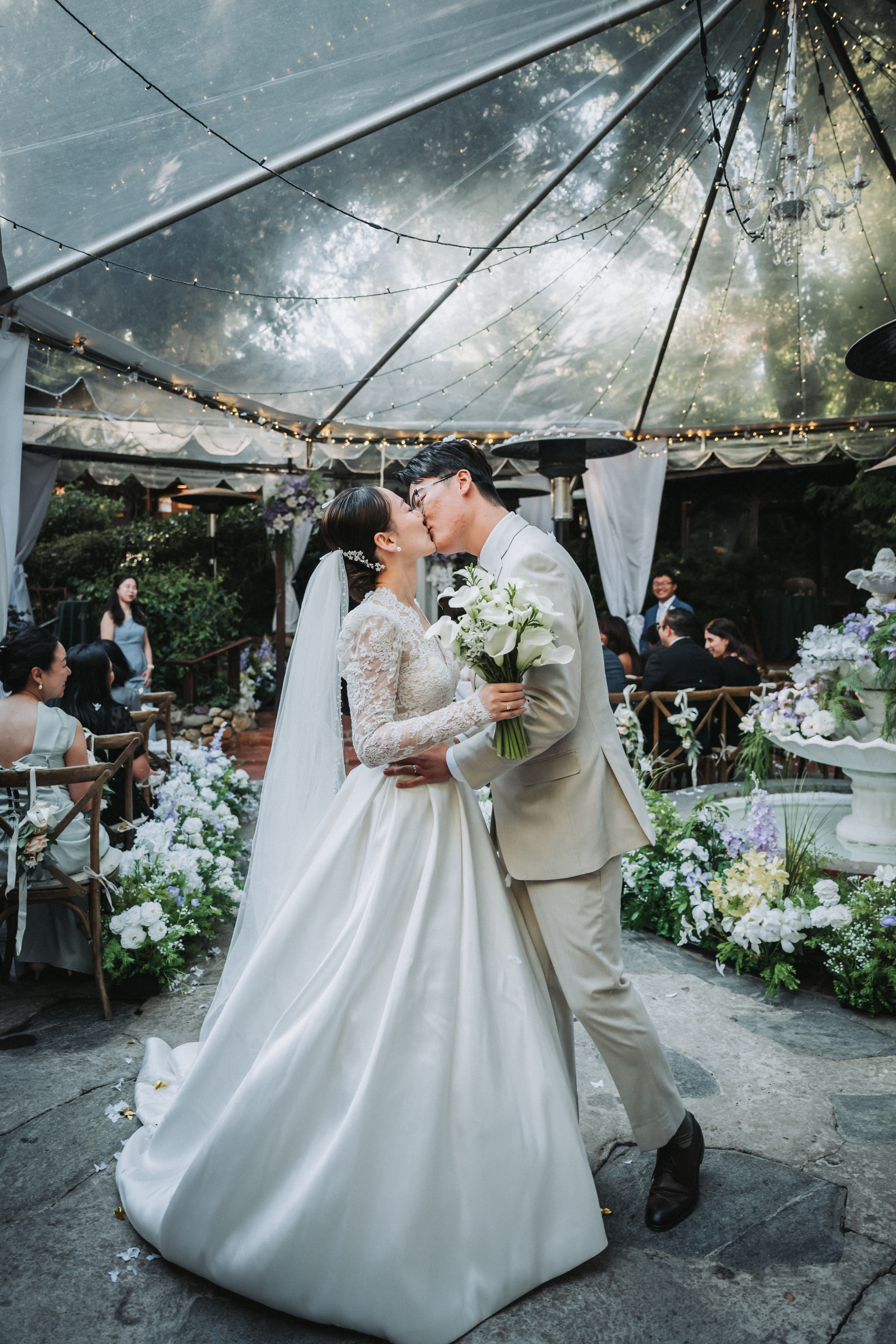 Portrait, golden hour at Montage Beverly Hills — Los Angeles, California wedding photography