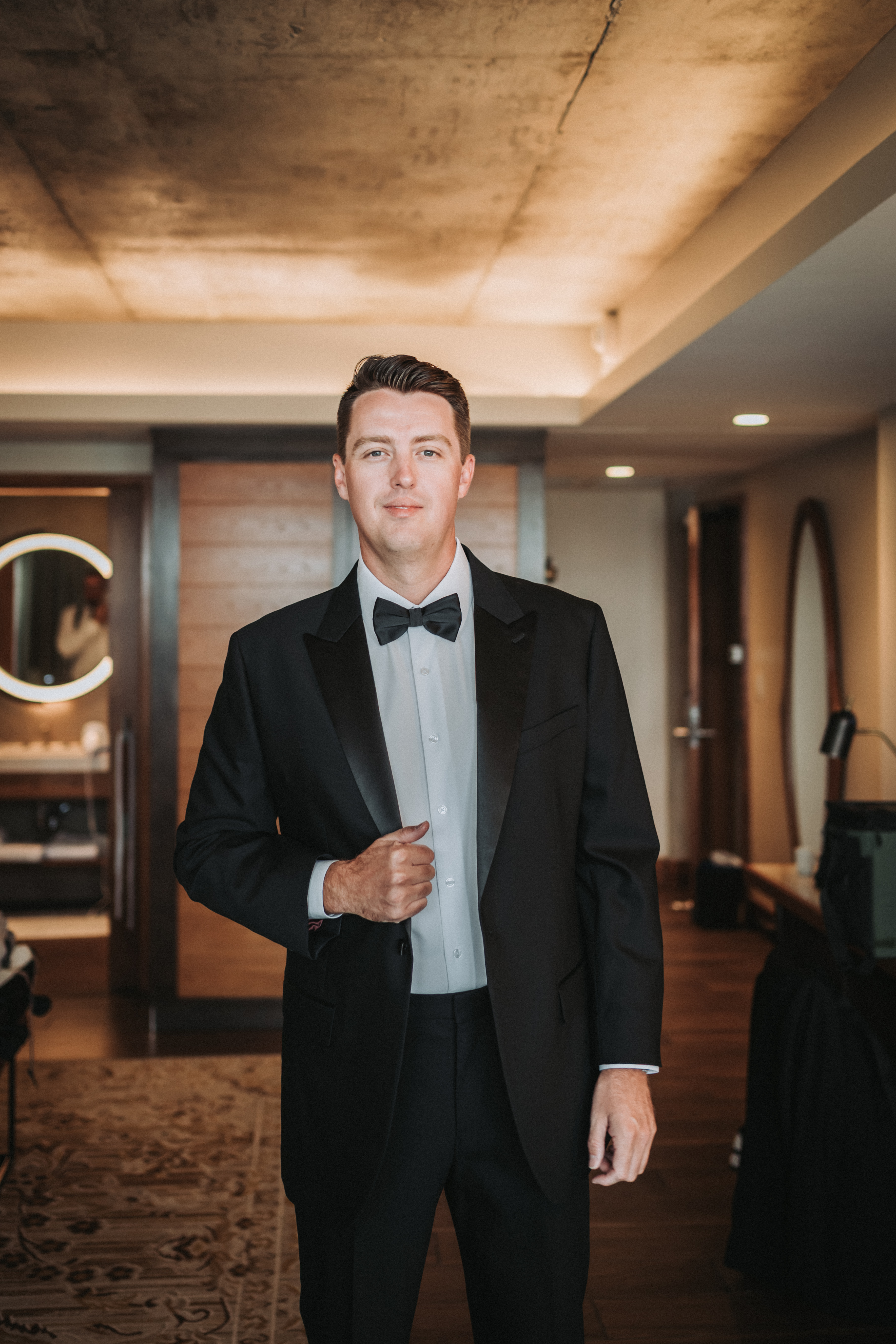 A private toast at W South Beach — Miami, Florida wedding photography