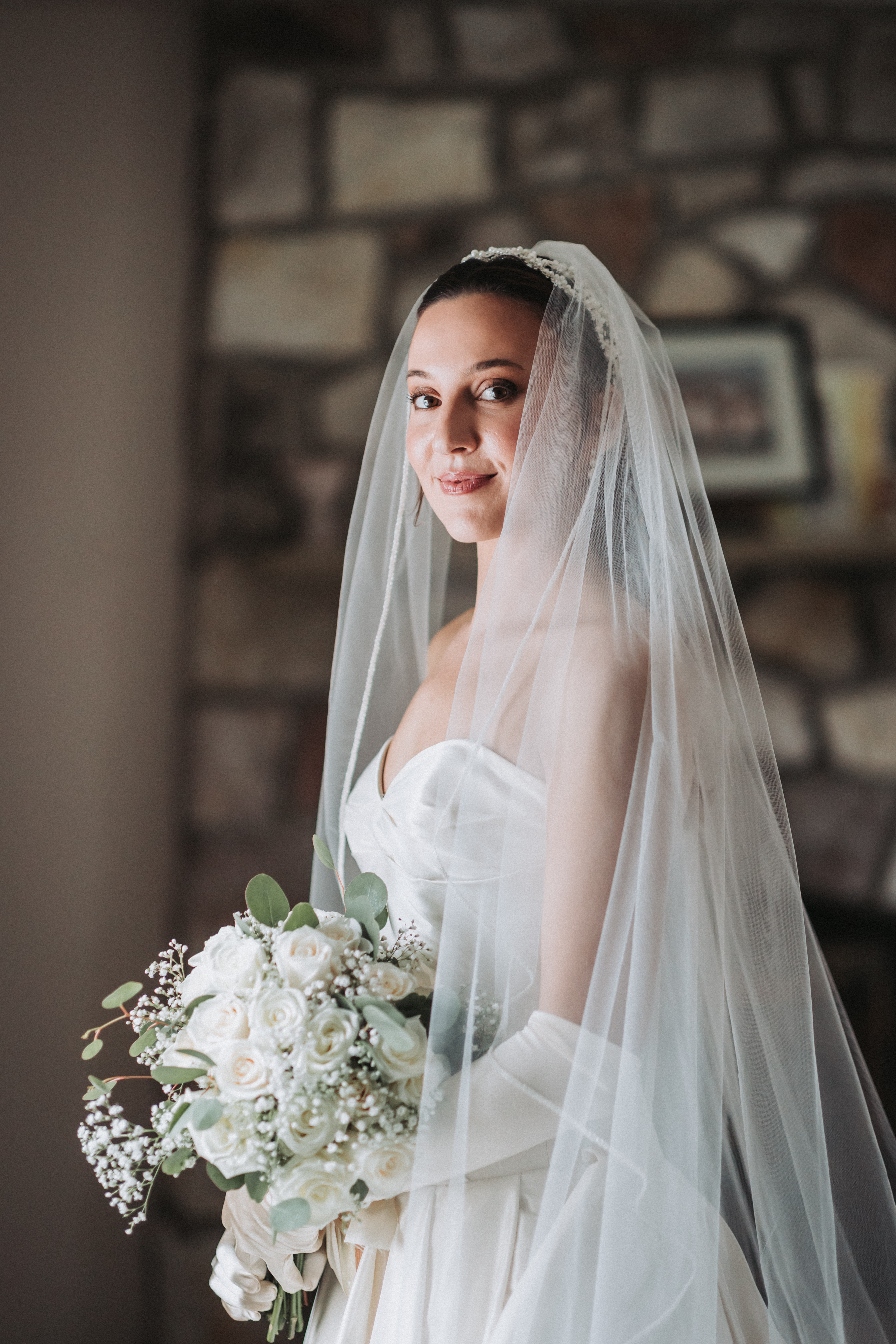Night, under the lights at The Franklin Institute — Philadelphia, Pennsylvania wedding photography