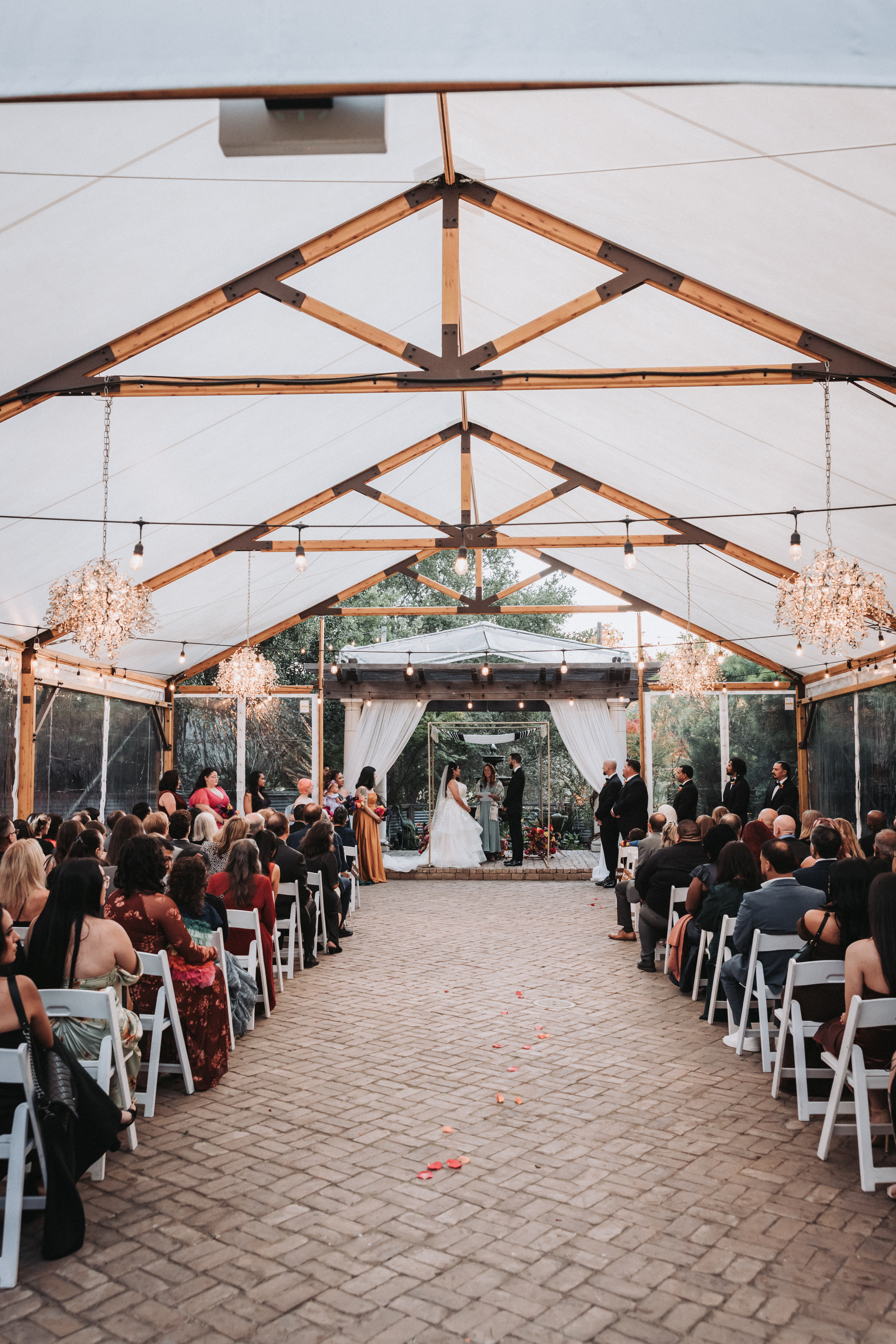 A private toast at Cavallo Point — San Francisco, California wedding photography