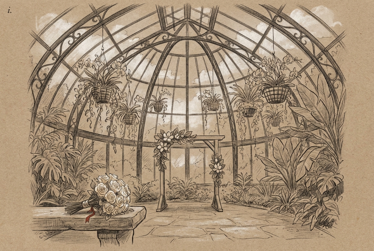 Atlanta Botanical Garden — wedding location, MIDTOWN · 1976