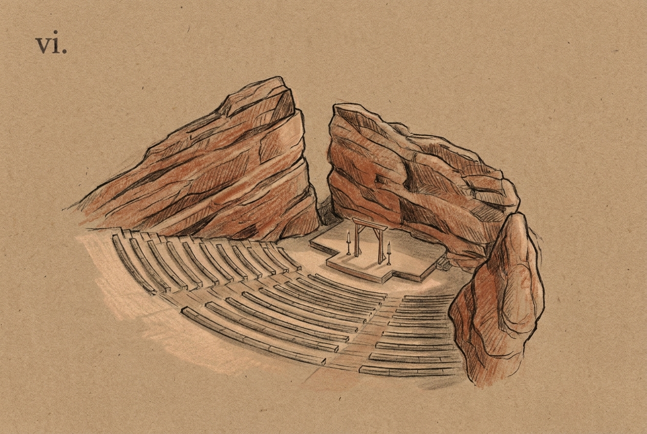 Red Rocks Amphitheatre — wedding location, MORRISON · 1941