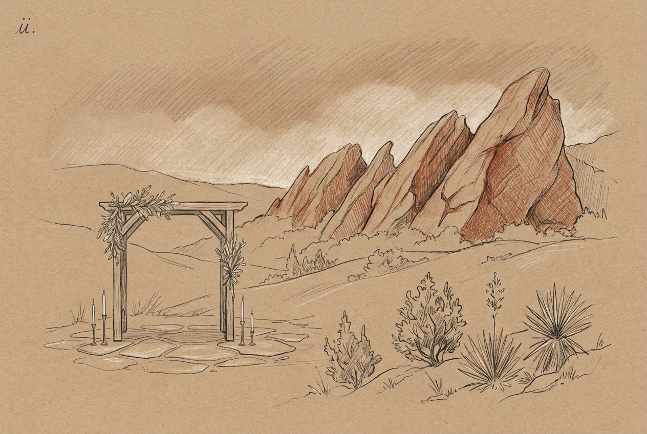 Roxborough State Park — wedding location, ROXBOROUGH PARK · 1975