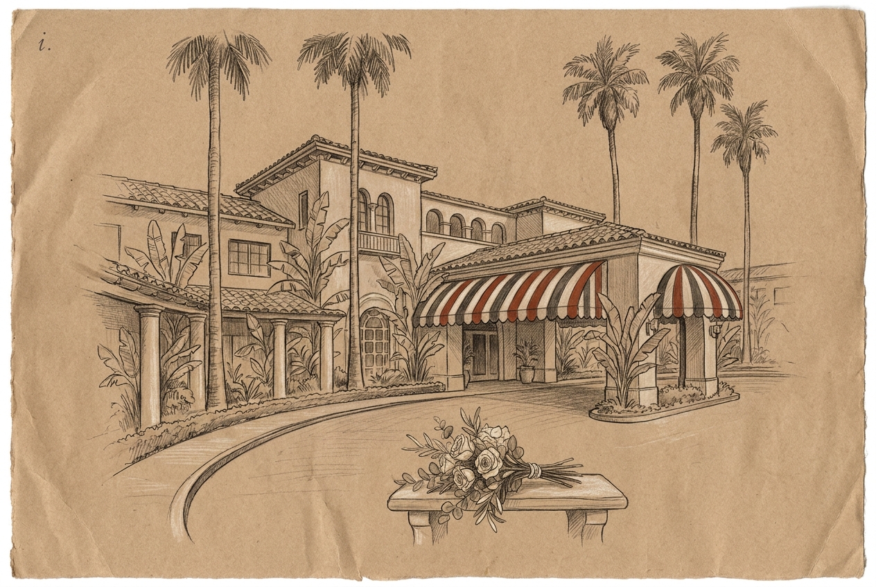 The Beverly Hills Hotel — wedding location, BEVERLY HILLS · 1912