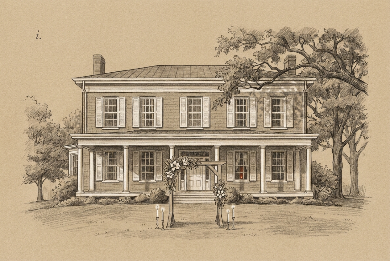 Riverwood Mansion — wedding location, EAST NASHVILLE · 1799