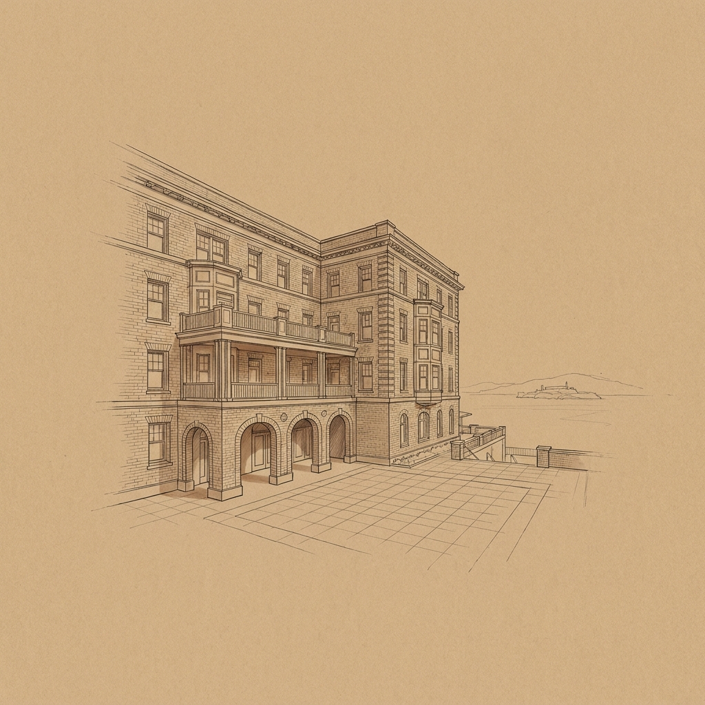 The Fairmont Heritage Place Ghirardelli Square — wedding photography venue, San Francisco