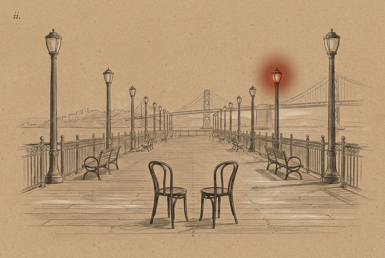 Pier 7 — wedding location, EMBARCADERO · 1990